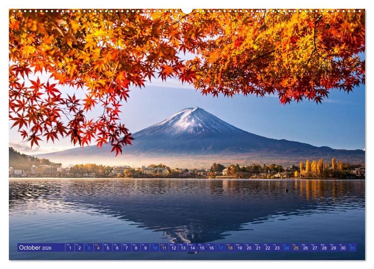 Produktbild: Amazing JAPAN (High Quality Premium Wall Calendar 2026 DIN A2 landscape),CALVENDO 12 Month Wall Calendar
