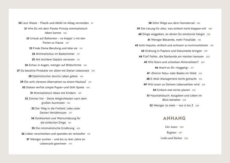 Produktbild: Das Minimalismus-Projekt