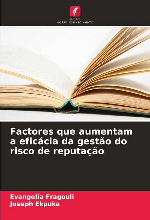 Produktbild: Factores que aumentam a efic&aacute;cia da gest&atilde;o do risco de reputa&ccedil;&atilde;o