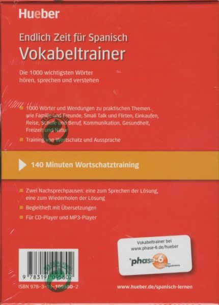 Produktbild: Endlich Zeit f&uuml;r Spanisch &ndash; Vokabeltrainer