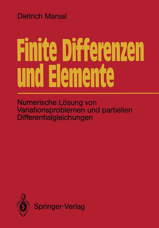 Produktbild: Finite Differenzen und Elemente
