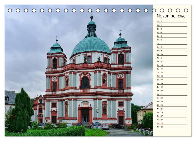 Produktbild: Tschechien (Tischkalender 2026 DIN A5 quer), CALVENDO Monatskalender