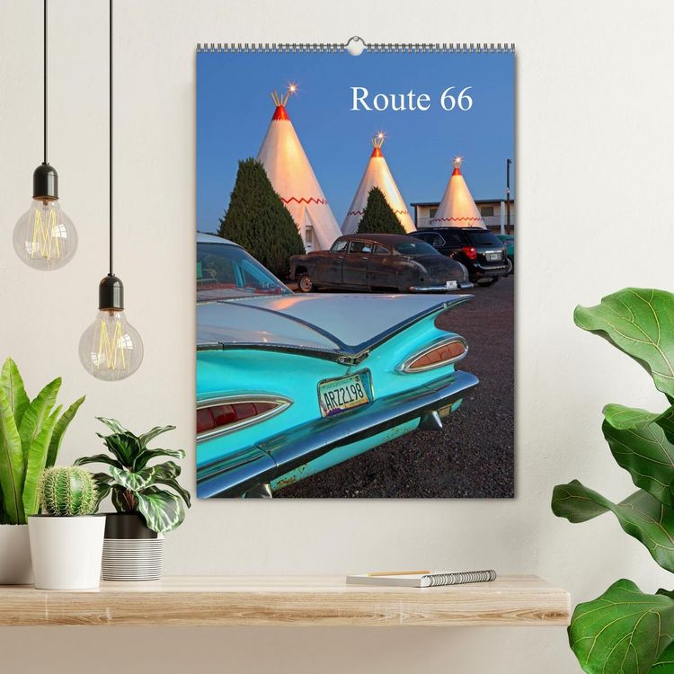 Produktbild: Route 66 (Wandkalender 2026 DIN A2 hoch), CALVENDO Monatskalender