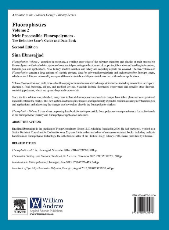 Produktbild: Fluoroplastics, Volume 2