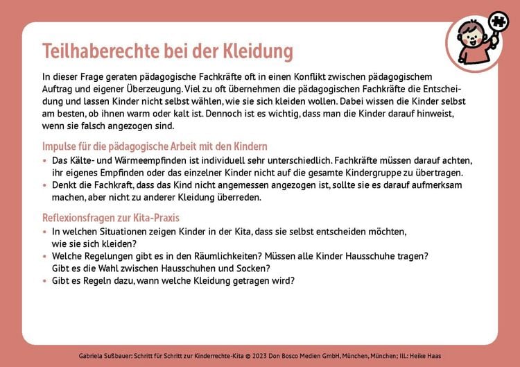 Produktbild: Schritt f&uuml;r Schritt zur Kinderrechte-Kita