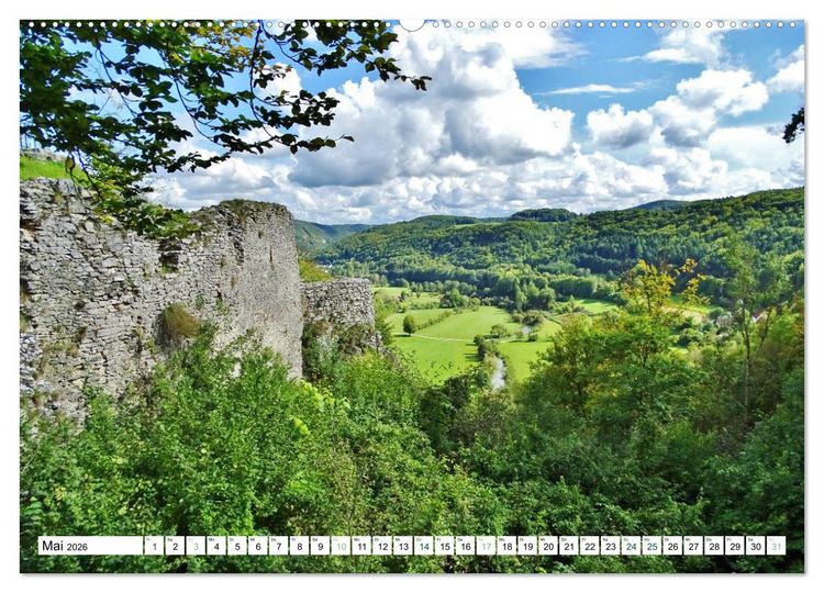Produktbild: Wandererlebnisse in der Fr&auml;nkischen Schweiz (Wandkalender 2026 DIN A2 quer), CALVENDO Monatskalender