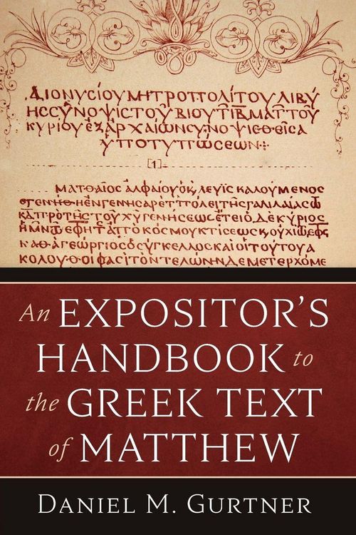 Produktbild: An Expositor's Handbook to the Greek Text of Matthew