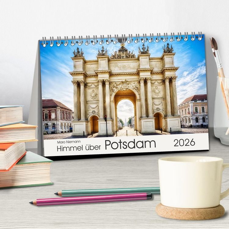 Produktbild: Himmel &uuml;ber Potsdam (Tischkalender 2026 DIN A5 quer), CALVENDO Monatskalender
