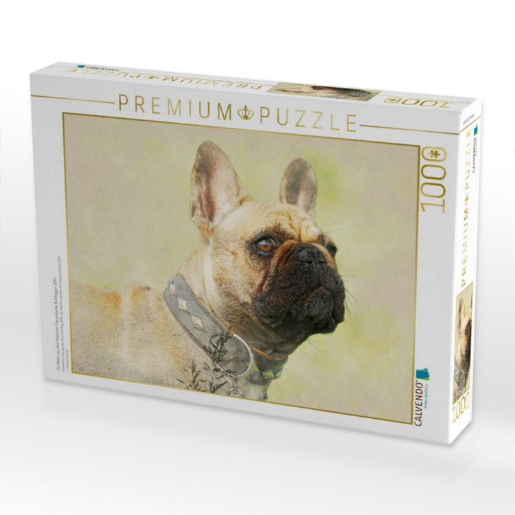 Produktbild: CALVENDO Puzzle Ein Motiv aus dem Kalender Franz&ouml;sische Bulldoggen 2017 | 1000 Teile Lege-Gr&ouml;&szlig;e 64x48cm Foto-Puzzle f&uuml;r gl&uuml;ckliche Stunden