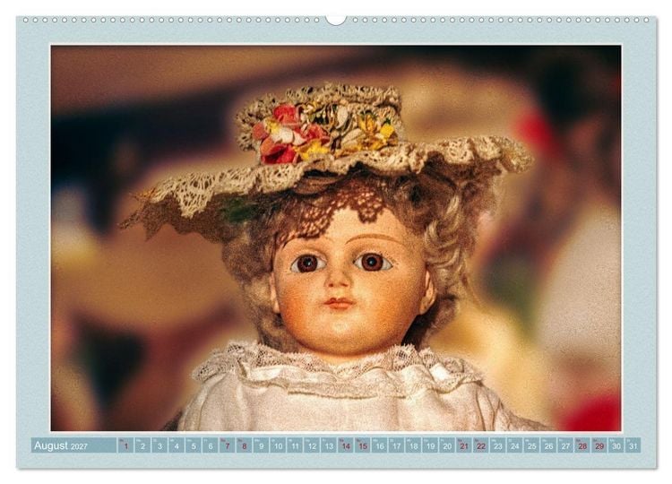 Produktbild: Die Puppengalerie (hochwertiger Premium Wandkalender 2027 DIN A2 quer), Kunstdruck in Hochglanz