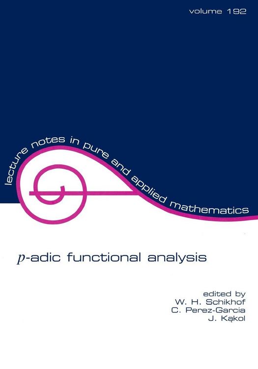 Produktbild: p-adic Functional Analysis