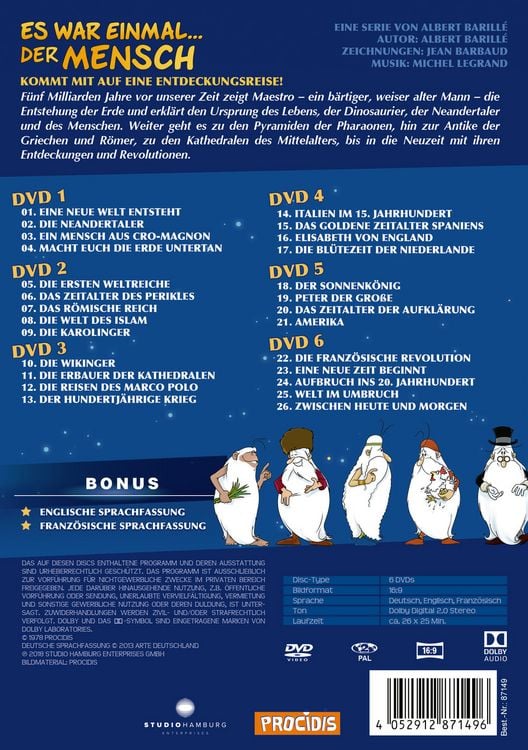 Produktbild: Es war einmal... Der Mensch [6 DVDs]
