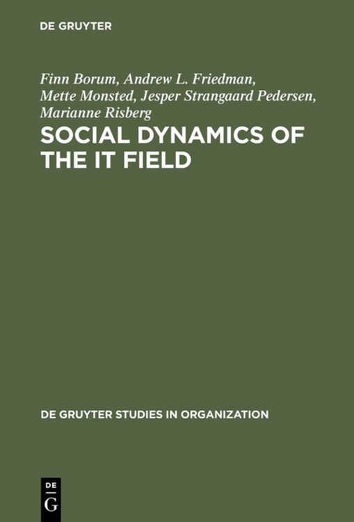 Produktbild: Social Dynamics of the IT Field
