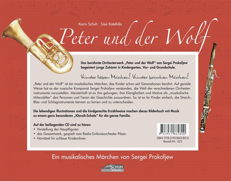 Produktbild: Peter und der Wolf (Bilderbuch mit CD)