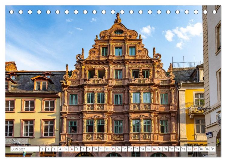 Produktbild: Baden-W&uuml;rttemberg - Heidelberg (Tischkalender 2027 DIN A5 quer), CALVENDO Monatskalender