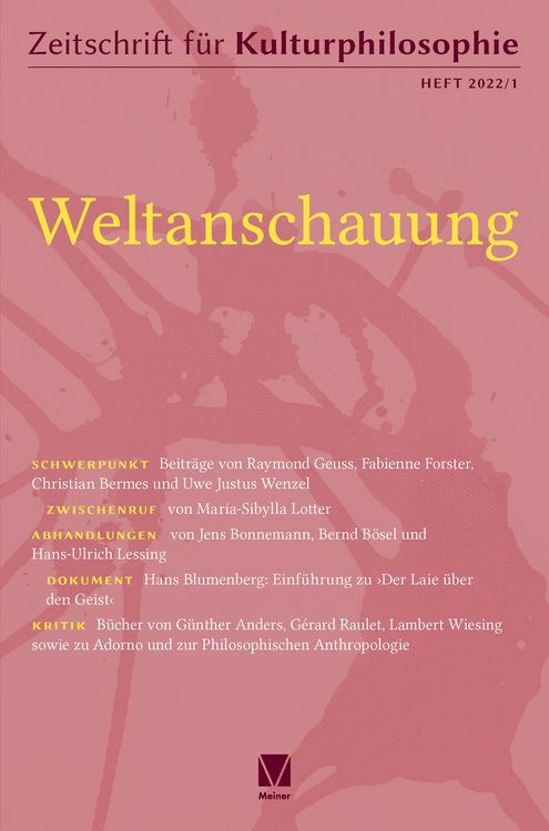 Produktbild: Weltanschauung