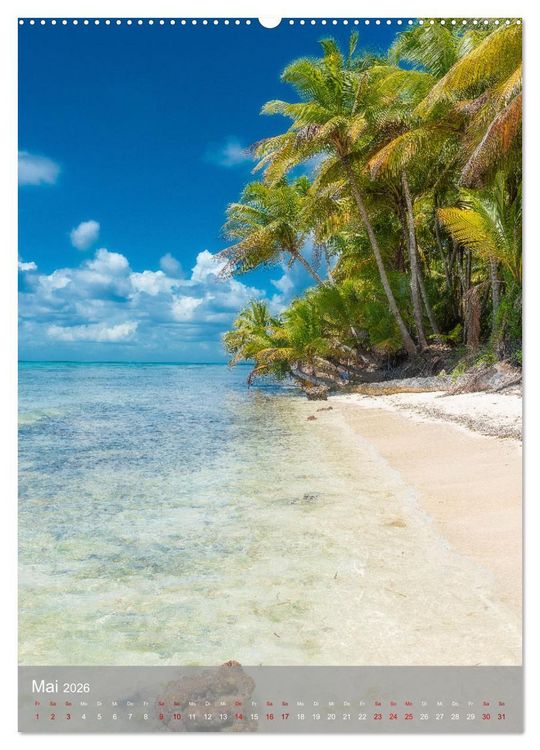 Produktbild: Karibischer Traum Isla Saona (hochwertiger Premium Wandkalender 2026 DIN A2 hoch), Kunstdruck in Hochglanz