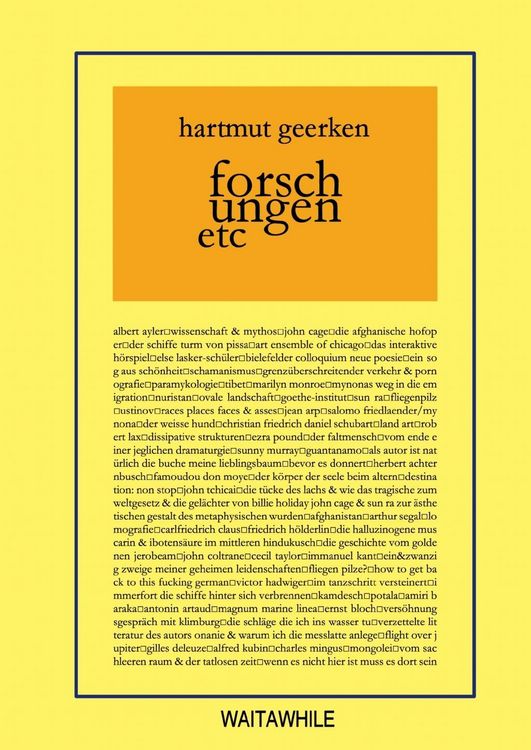 Produktbild: Forschungen etc