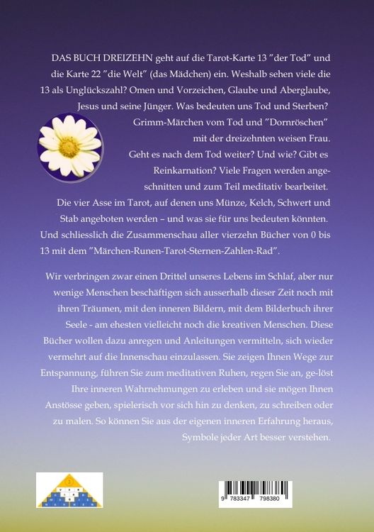 Produktbild: DAS BUCH DREIZEHN; Der Tod und das M&auml;dchen; Totentanz in Dichtung, Astrologie und Tarot; Der Tod in M&auml;rchen der Gebr&uuml;der Grimm