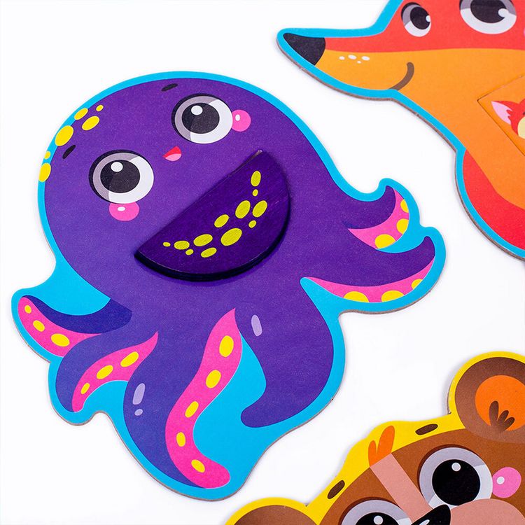 Produktbild: Lernspiel Sortierspiel mit Holzfiguren. Tiere RW4204