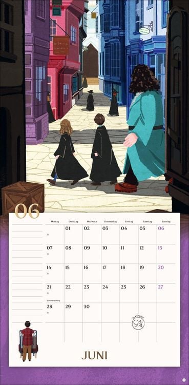 Produktbild: Harry Potter Broschurkalender 2027