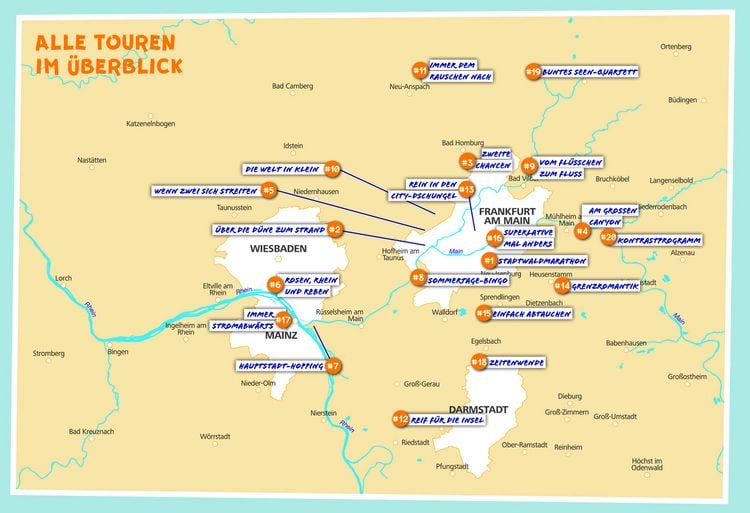 Produktbild: DuMont Radelzeit in der Region Rhein-Main