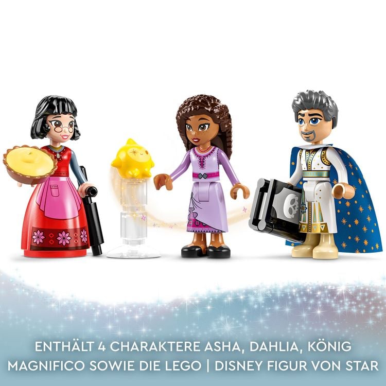 Produktbild: LEGO Disney Wish 43224 König Magnificos Schloss, Set zum Film mit Figuren
