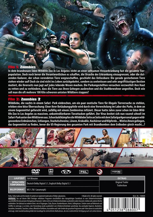 Produktbild: Zoombies 1 & 2 [2 DVDs]