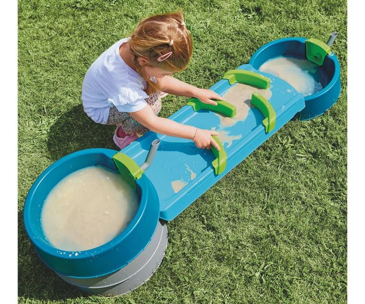 Produktbild: AquaPlay 1580 - Mudway Run Matschbahn, L:135cm, Wasserbahn+Sandspielsystem