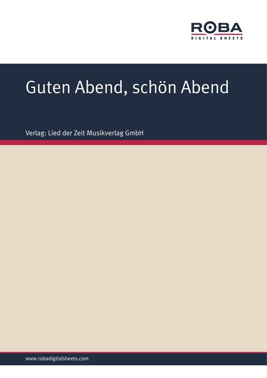 Produktbild: Guten Abend, sch&ouml;n Abend