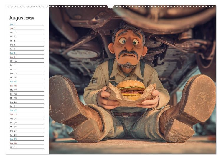 Produktbild: Kaffee, Kabel, Katastrophen (Wandkalender 2026 DIN A2 quer), CALVENDO Monatskalender