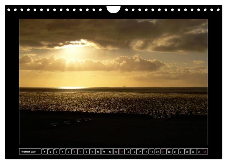Produktbild: Licht &uuml;ber Dithmarschen (Wandkalender 2027 DIN A4 quer), CALVENDO Monatskalender