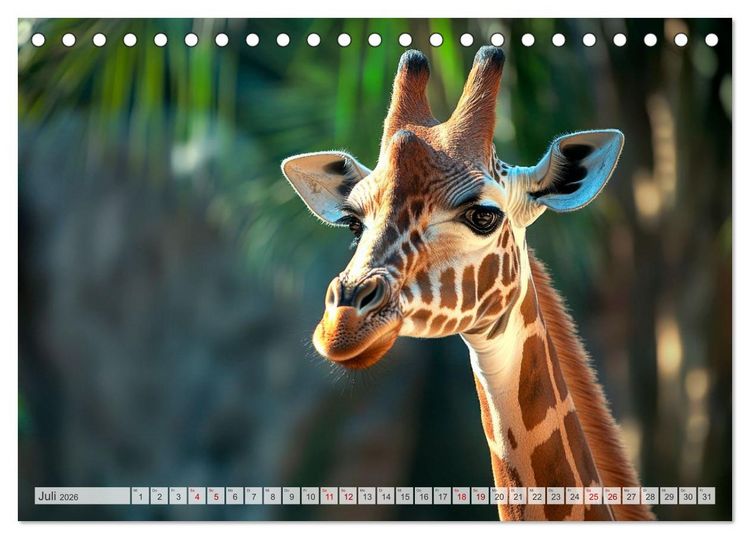 Produktbild: Bedrohte Tierwelt SCHATTEN DES VERSCHWINDENS (Tischkalender 2026 DIN A5 quer), CALVENDO Monatskalender