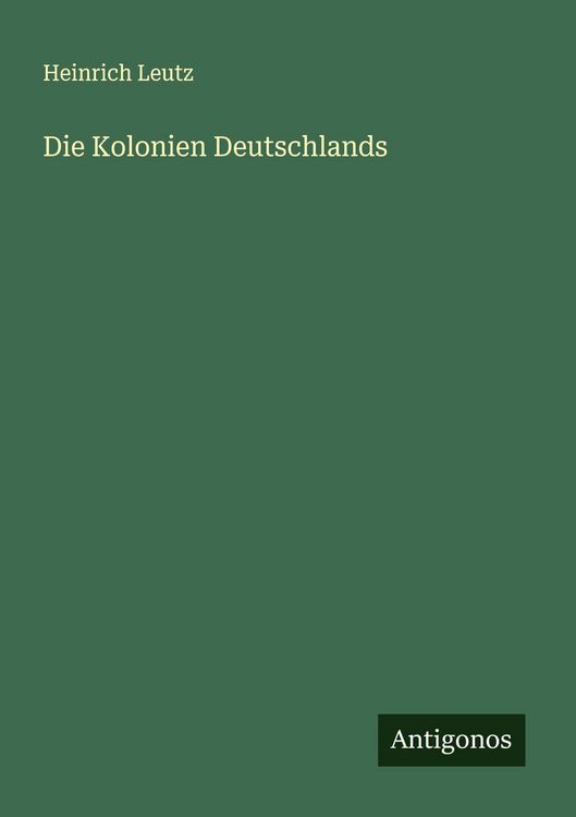 Produktbild: Die Kolonien Deutschlands