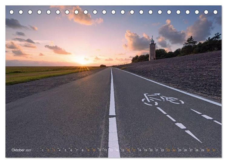 Produktbild: Nordseeurlaub in St. Peter-Ording (Tischkalender 2027 DIN A5 quer), CALVENDO Monatskalender