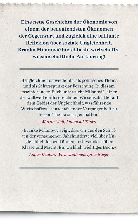 Produktbild: Visionen der Ungleichheit