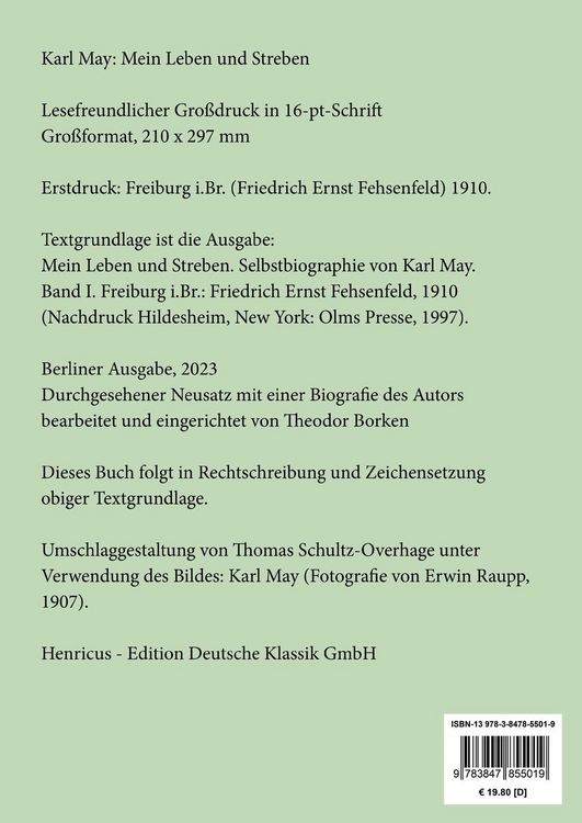 Produktbild: Mein Leben und Streben (Gro&szlig;druck)