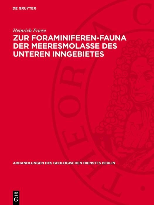 Produktbild: Zur Foraminiferen-Fauna der Meeresmolasse des Unteren Inngebietes