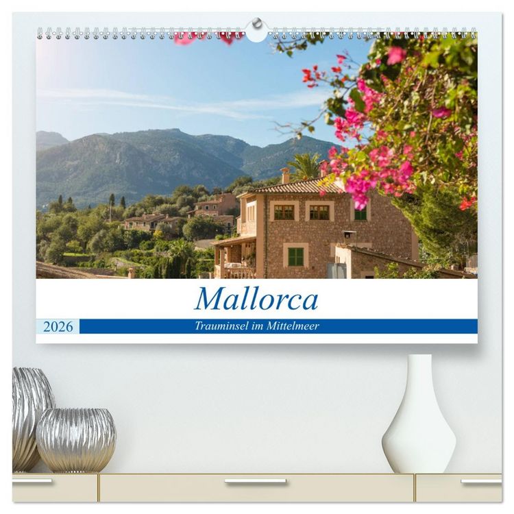 Produktbild: Mallorca - Trauminsel im Mittelmeer (hochwertiger Premium Wandkalender 2026 DIN A2 quer), Kunstdruck in Hochglanz