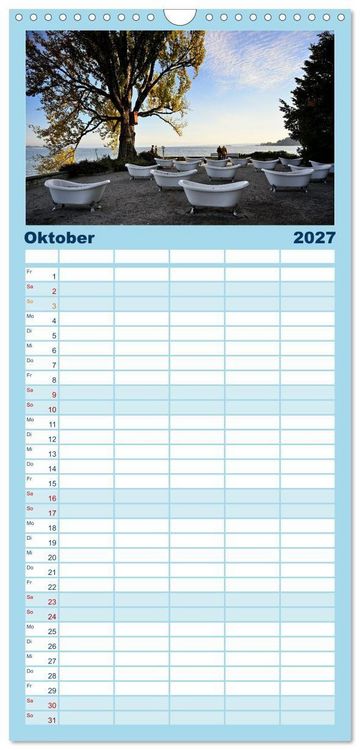 Produktbild: Familienplaner 2027 - Zauberhafter Westlicher Bodensee mit 5 Spalten (Wandkalender, 21 x 45 cm) CALVENDO