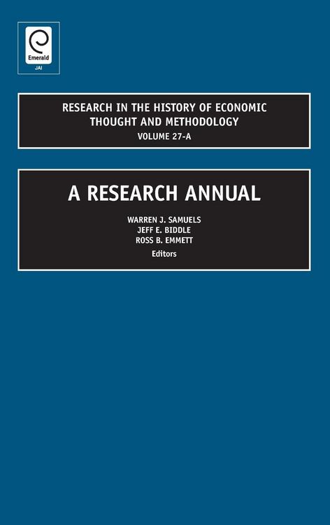 Produktbild: A Research Annual
