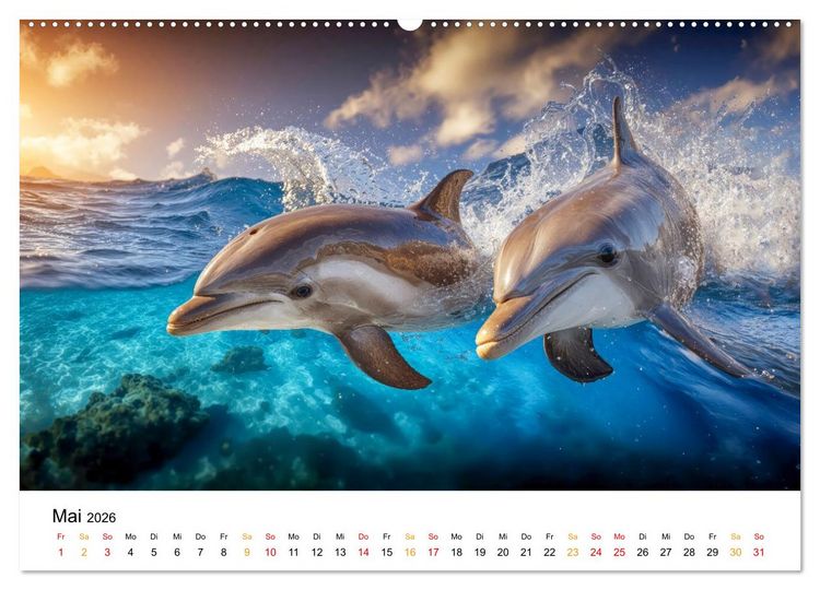 Produktbild: Tiere in ihrer Welt (Wandkalender 2026 DIN A2 quer), CALVENDO Monatskalender