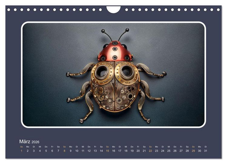 Produktbild: Roboterinsekten (Wandkalender 2026 DIN A4 quer), CALVENDO Monatskalender