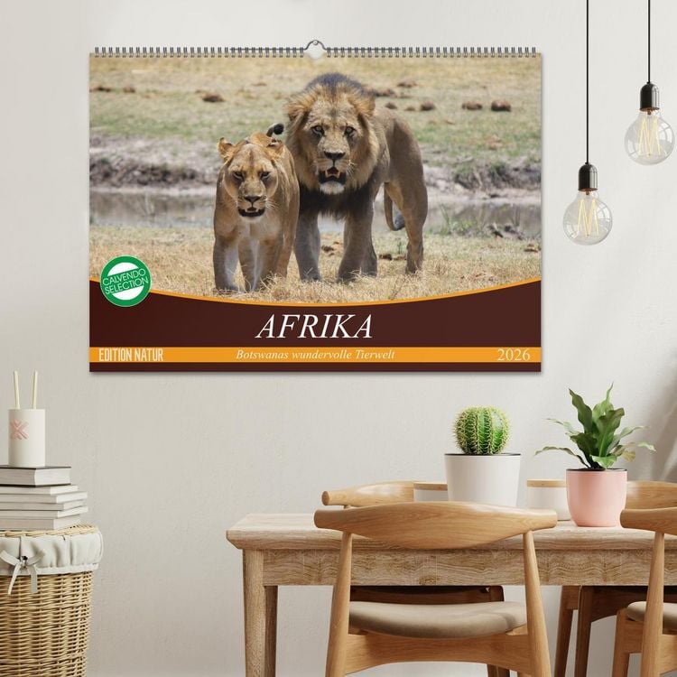 Produktbild: Afrika. Botswanas wundervolle Tierwelt (Wandkalender 2026 DIN A2 quer), CALVENDO Monatskalender