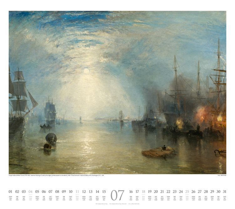 Produktbild: William Turner Kalender 2027