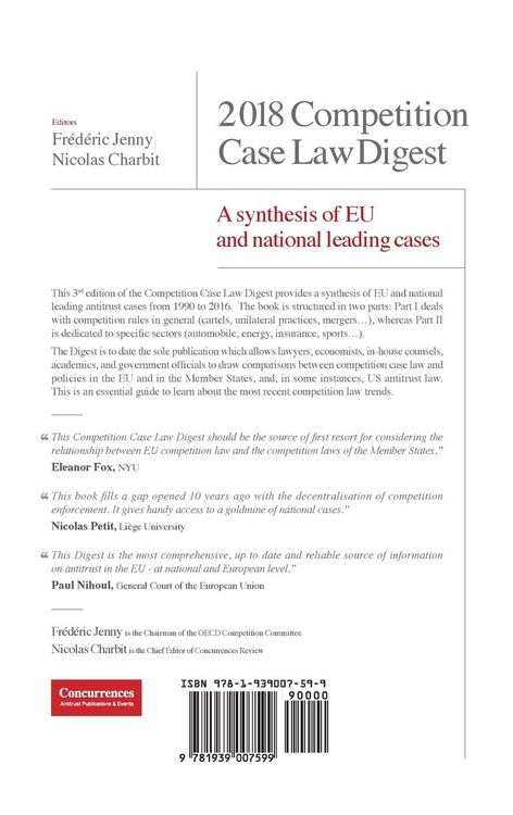 Produktbild: Competition Case Law Digest