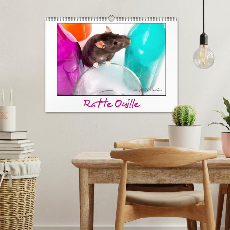 Produktbild: Ratte Ouille (Calendrier mural 2026 DIN A3 vertical), CALVENDO calendrier mensuel