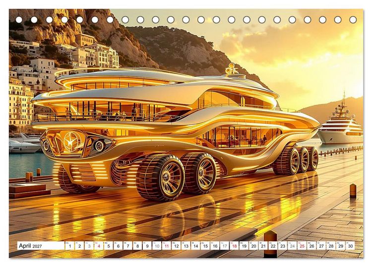 Produktbild: Rollende Traumwelten (Tischkalender 2027 DIN A5 quer), CALVENDO Monatskalender