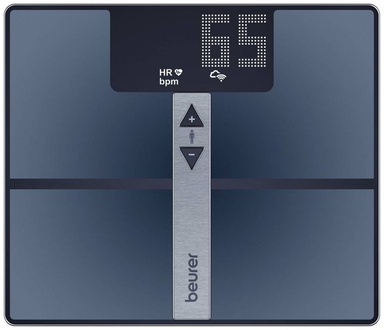 Produktbild: Beurer BF 980 WIFI K&ouml;rperanalysewaage 76009 digital W&auml;gebereich (max.)=180kg Schwarz