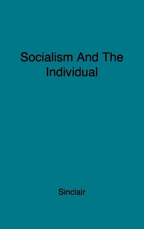 Produktbild: Socialism and the Individual